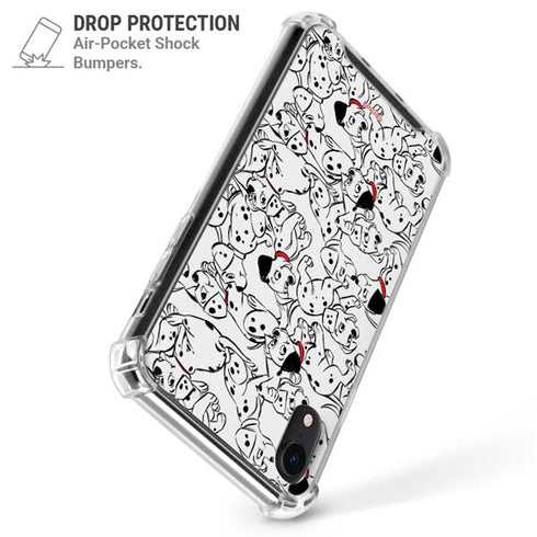 Disney 101 Dalmatians Pattern iPhone XR Clear Case