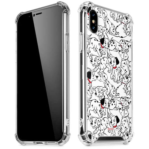 Disney 101 Dalmatians Pattern iPhone XS Max Clear Case