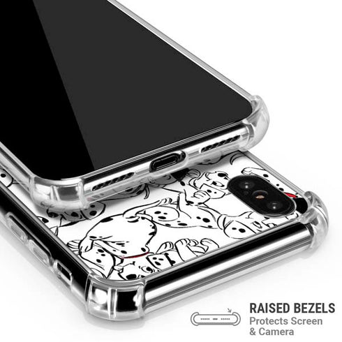 Disney 101 Dalmatians Pattern iPhone XS Max Clear Case