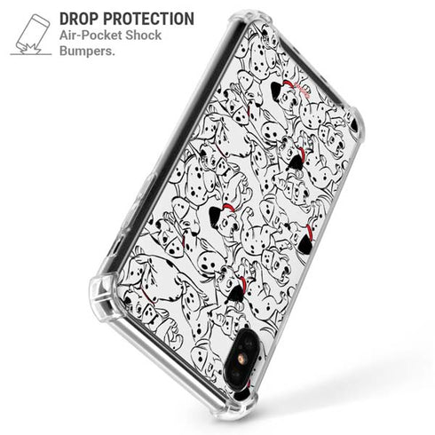 Disney 101 Dalmatians Pattern iPhone XS Max Clear Case