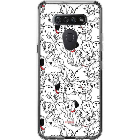 Disney 101 Dalmatians Pattern LG K51/Q51 Clear Case