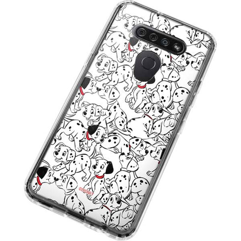 Disney 101 Dalmatians Pattern LG K51/Q51 Clear Case