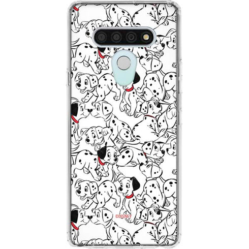 Disney 101 Dalmatians Pattern LG Stylo 6 Clear Case