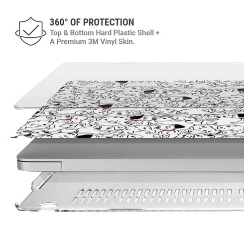 Disney 101 Dalmatians Pattern MacBook Pro 16in (2019-20) Case plus Skin