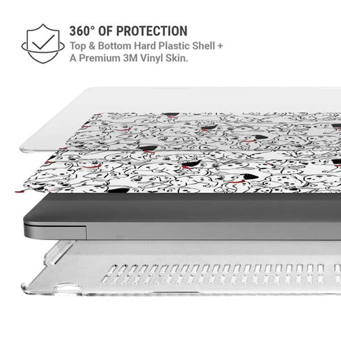 Disney 101 Dalmatians Pattern MacBook Pro 16in (2021-25) Case plus Skin