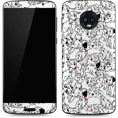 Disney 101 Dalmatians Pattern Moto G6 Skin