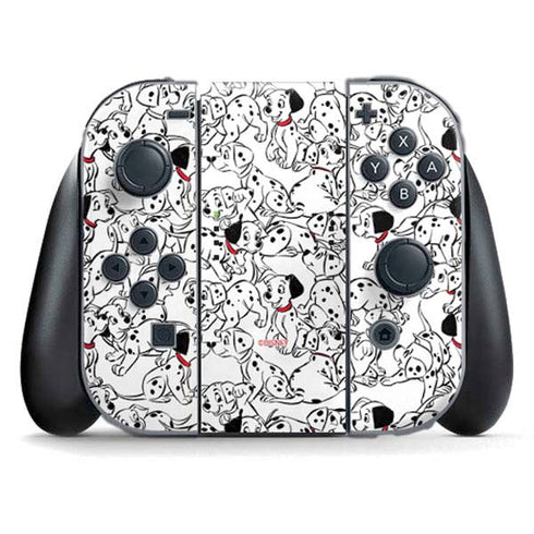 Disney 101 Dalmatians Pattern Nintendo Switch (2017-2021) Joy-Con Controller Skin