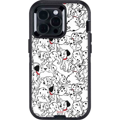 Disney 101 Dalmatians Pattern Otterbox Defender iPhone Skin