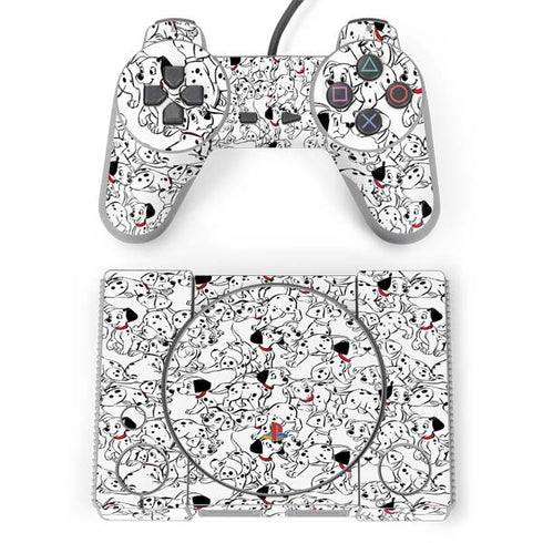 Disney 101 Dalmatians Pattern PlayStation Classic Bundle Skin