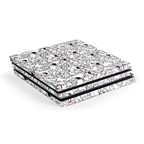 Disney 101 Dalmatians Pattern PS4 Pro Console Skin
