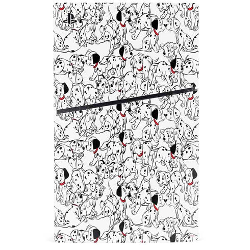 Disney 101 Dalmatians Pattern PS5 Slim Disk Bundle Skin
