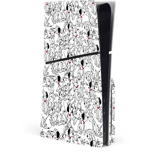 Disney 101 Dalmatians Pattern PS5 Slim Disk Console Skin