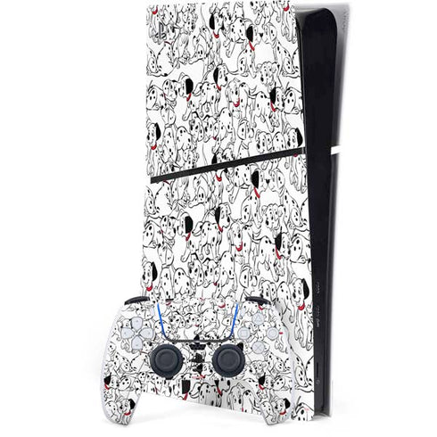 Disney 101 Dalmatians Pattern PS5 Slim Digital Edition Console Skin