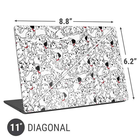 Disney 101 Dalmatians Pattern Universal Laptop 11in (8.8 x 6.2in) Skin