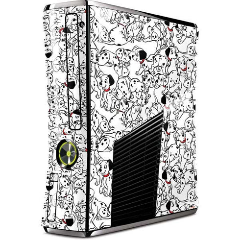 Disney 101 Dalmatians Pattern Xbox 360 Slim (2010) Skin