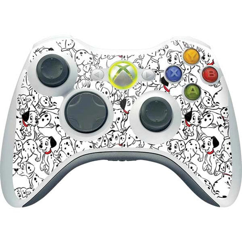 Disney 101 Dalmatians Pattern Xbox 360 Wireless Controller Skin