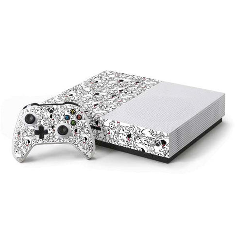 Disney 101 Dalmatians Pattern Xbox One S Console and Controller Bundle Skin