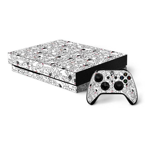 Disney 101 Dalmatians Pattern Xbox One X Bundle Skin
