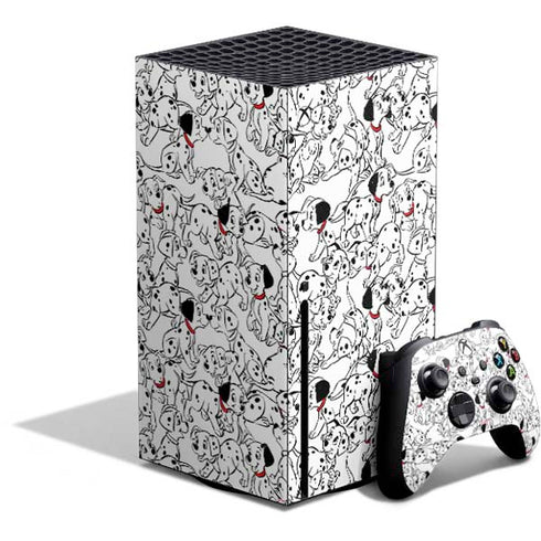 Disney 101 Dalmatians Pattern Xbox Series X Bundle Skin