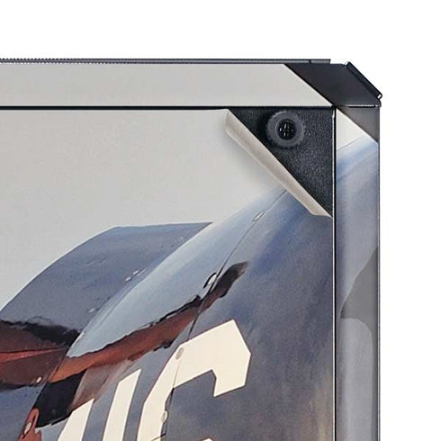 1940s Navy Pin-Up Girl On Corsair Fighter Plane Cooler Master MasterBox Q300L Mini Tower Skin