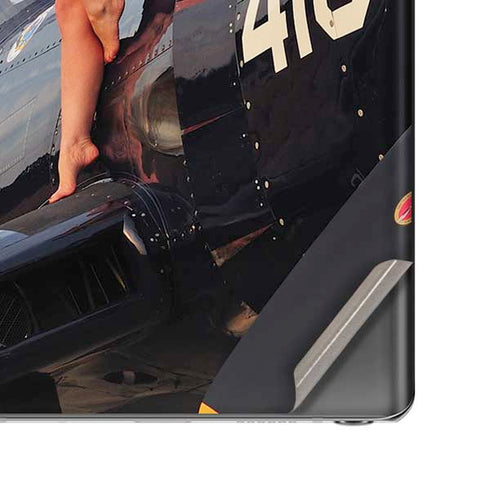 1940s Navy Pin-Up Girl On Corsair Fighter Plane Galaxy Note20 5G Skin