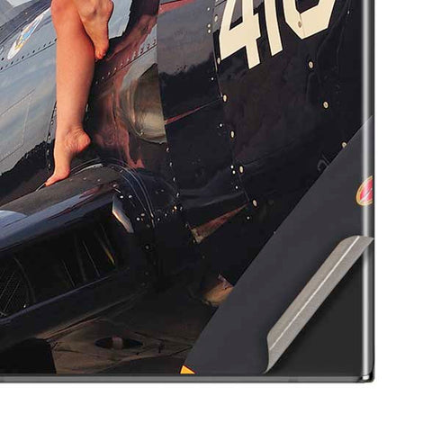 1940s Navy Pin-Up Girl On Corsair Fighter Plane Galaxy Note20 Ultra 5G Skin