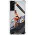 1940s Navy Pin-Up Girl On Corsair Fighter Plane Galaxy S21 FE Clear Case