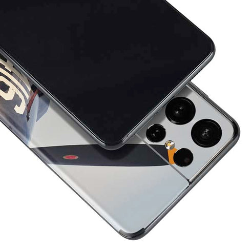 1940s Navy Pin-Up Girl On Corsair Fighter Plane Galaxy S21 Ultra 5G Skin