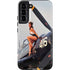 1940s Navy Pin-Up Girl On Corsair Fighter Plane Galaxy S22 Plus Pro Case