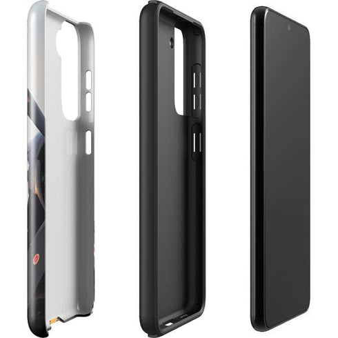 1940s Navy Pin-Up Girl On Corsair Fighter Plane Galaxy S22 Plus Pro Case