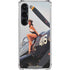 1940s Navy Pin-Up Girl On Corsair Fighter Plane Galaxy S23 Clear Case