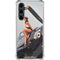 1940s Navy Pin-Up Girl On Corsair Fighter Plane Galaxy S23 FE Clear Case