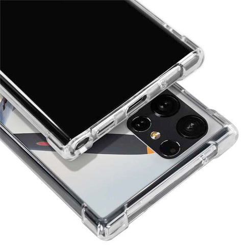 1940s Navy Pin-Up Girl On Corsair Fighter Plane Galaxy S24 Ultra Clear Case