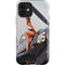 1940s Navy Pin-Up Girl On Corsair Fighter Plane iPhone 12 Impact Case