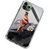 1940s Navy Pin-Up Girl On Corsair Fighter Plane iPhone 12 Pro Clear Case