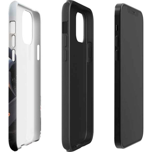 1940s Navy Pin-Up Girl On Corsair Fighter Plane iPhone 12 Pro Impact Case