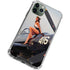 1940s Navy Pin-Up Girl On Corsair Fighter Plane iPhone 12 Pro Max Clear Case