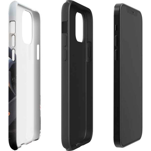 1940s Navy Pin-Up Girl On Corsair Fighter Plane iPhone 12 Pro Max Impact Case