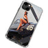 1940s Navy Pin-Up Girl On Corsair Fighter Plane iPhone 14 Clear Case