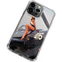 1940s Navy Pin-Up Girl On Corsair Fighter Plane iPhone 14 Pro Max Clear Case