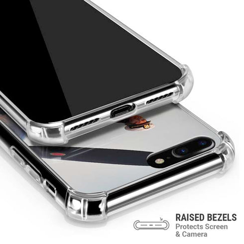 1940s Navy Pin-Up Girl On Corsair Fighter Plane iPhone 7/8 Plus Clear Case