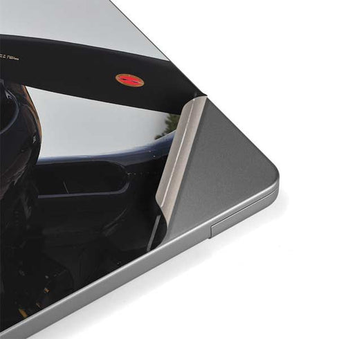 1940s Navy Pin-Up Girl On Corsair Fighter Plane MacBook Pro 14in (2021-24) Skin