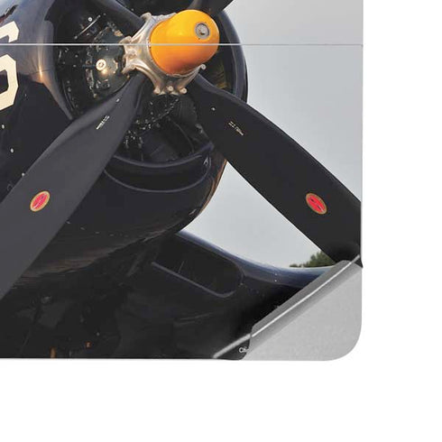 1940s Navy Pin-Up Girl On Corsair Fighter Plane Surface Laptop Studio Skin