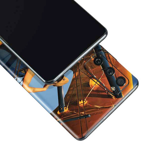 1940s Pin-Up On Stearman Biplane Galaxy S20 Fan Edition Skin