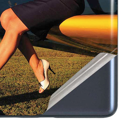 1940s Pin-Up On Stearman Biplane Galaxy S20 Fan Edition Skin