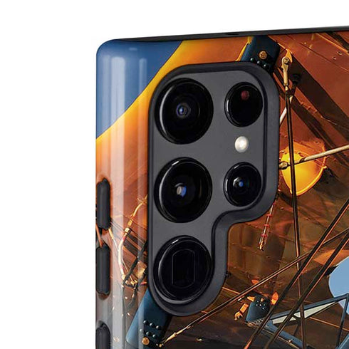 1940s Pin-Up On Stearman Biplane Galaxy S22 Ultra Pro Case