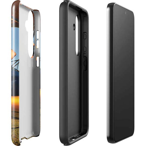 1940s Pin-Up On Stearman Biplane Galaxy S24 Impact Case