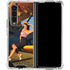1940s Pin-Up On Stearman Biplane Galaxy Z Fold4 5G Clear Case