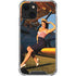 1940s Pin-Up On Stearman Biplane iPhone 13 Mini Clear Case