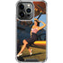 1940s Pin-Up On Stearman Biplane iPhone 14 Pro Clear Case
